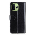 For OnePlus 15T 5G Case Crazy Horse Texture PU Leather Phone Stand Cover