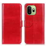 For OnePlus 15T 5G Case Crazy Horse Texture PU Leather Phone Stand Cover