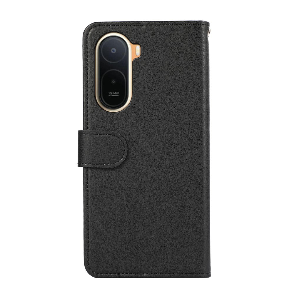 RFID Blocking Case for Xiaomi Poco C85x 5G / Redmi A7 Pro 4G (171.56mm) / Redmi A7 Pro 5G Flip Leather Phone Cover