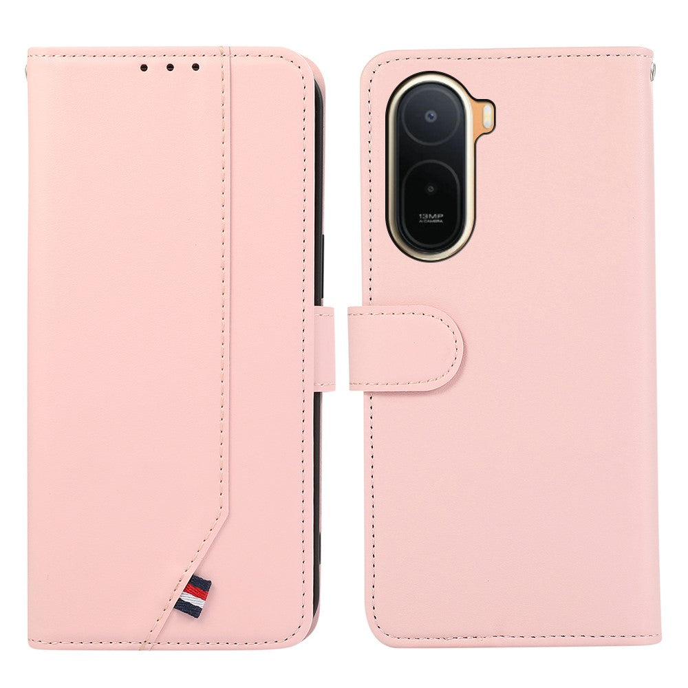 RFID Blocking Case for Xiaomi Poco C85x 5G / Redmi A7 Pro 4G (171.56mm) / Redmi A7 Pro 5G Flip Leather Phone Cover