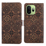 OnePlus 15T 5G Läderplånboksfodral Bohemiskt TPU PU mobilskal med Stativ