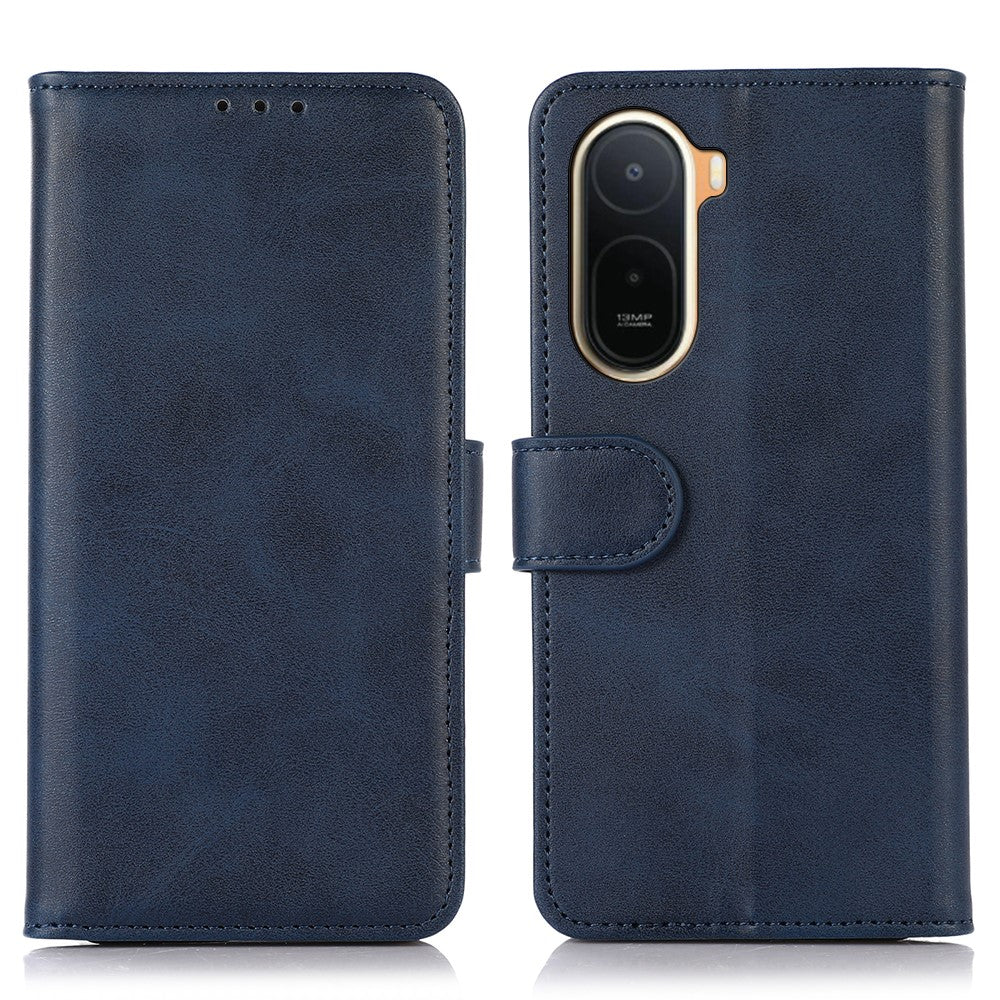 Case For Xiaomi Poco C85x 5G / Redmi A7 Pro 4G (171.56mm) / Redmi A7 Pro 5G Cowhide Texture Leather Wallet Phone Cover with Stand