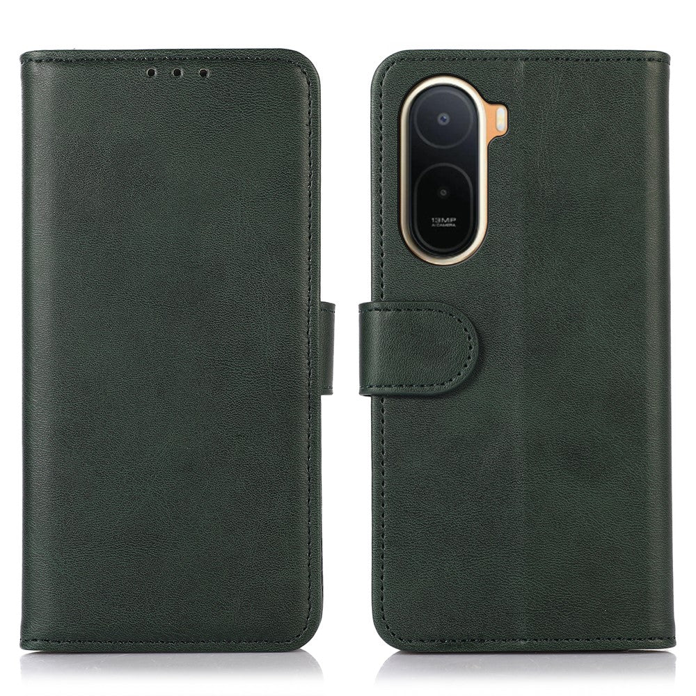 Case For Xiaomi Poco C85x 5G / Redmi A7 Pro 4G (171.56mm) / Redmi A7 Pro 5G Cowhide Texture Leather Wallet Phone Cover with Stand