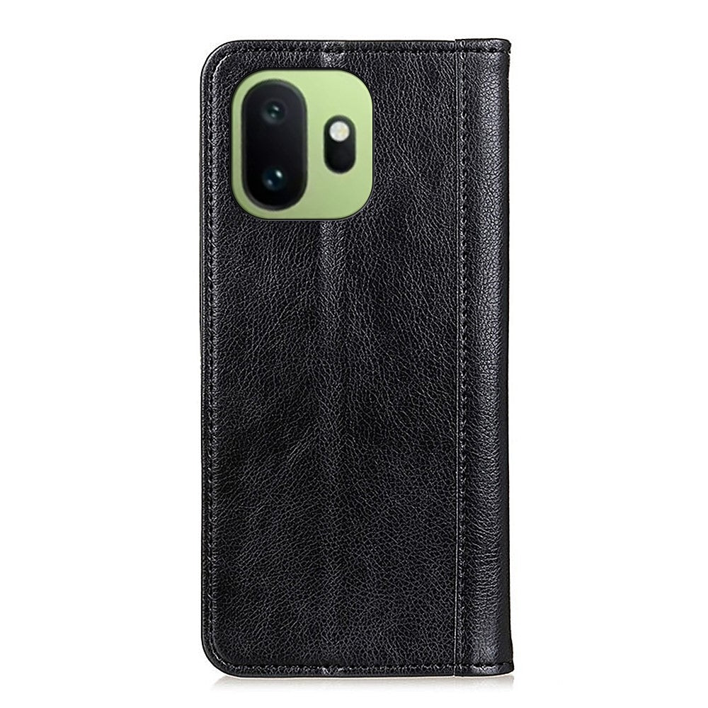 For OnePlus 15T 5G Stand Case Split Leather Litchi Texture Wallet Phone Cover