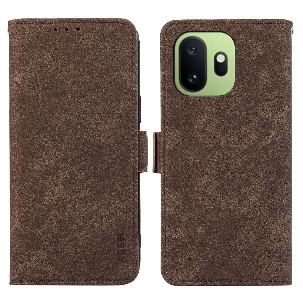 ABEEL For OnePlus 15T 5G Case PU Leather Folio Stand View RFID Blocking Phone Cover
