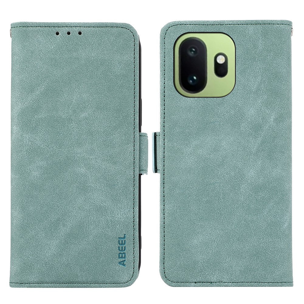 ABEEL For OnePlus 15T 5G Case PU Leather Folio Stand View RFID Blocking Phone Cover