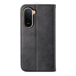 Calf Texture Case for Xiaomi Poco C85x 5G / Redmi A7 Pro 4G (171.56mm) / Redmi A7 Pro 5G PU Leather Wallet Phone Cover with Wrist Strap