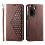 Calf Texture Case for Xiaomi Poco C85x 5G / Redmi A7 Pro 4G (171.56mm) / Redmi A7 Pro 5G PU Leather Wallet Phone Cover with Wrist Strap