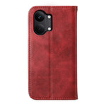 For Xiaomi Poco X8 Pro Max 5G / Redmi Turbo 5 Max 5G Case Calf Texture PU Leather Wallet Phone Cover with Wrist Strap