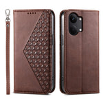 For Xiaomi Poco X8 Pro Max 5G / Redmi Turbo 5 Max 5G Case Calf Texture PU Leather Wallet Phone Cover with Wrist Strap