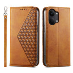 For Xiaomi Poco X8 Pro Max 5G / Redmi Turbo 5 Max 5G Case Calf Texture PU Leather Wallet Phone Cover with Wrist Strap