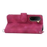 Wallet Case for Xiaomi Poco C85x 5G / Redmi A7 Pro 4G (171.56mm) / Redmi A7 Pro 5G Flower Pattern PU Leather Phone Cover with Strap