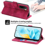 Wallet Case for Xiaomi Poco C85x 5G / Redmi A7 Pro 4G (171.56mm) / Redmi A7 Pro 5G Flower Pattern PU Leather Phone Cover with Strap