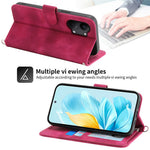 For Xiaomi Poco X8 Pro Max 5G / Redmi Turbo 5 Max 5G Wallet Case Flower Pattern PU Leather Phone Cover with Strap