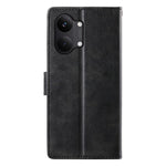 For Xiaomi Poco X8 Pro Max 5G / Redmi Turbo 5 Max 5G Phone Case Stand Wallet Calf Texture PU Leather Flip Phone Cover with Wrist Strap