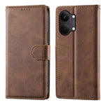 For Xiaomi Poco X8 Pro Max 5G / Redmi Turbo 5 Max 5G Phone Case Stand Wallet Calf Texture PU Leather Flip Phone Cover with Wrist Strap