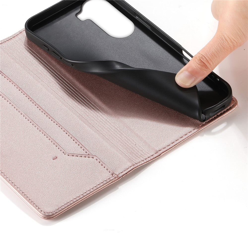 Wallet Stand Case for Xiaomi Poco C85x 5G / Redmi A7 Pro 4G (171.56mm) / Redmi A7 Pro 5G Line Splicing TPU PU Leather Phone Cover