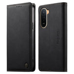 DIERFENG DF-019 Leather Wallet Case for Xiaomi Poco C85x 5G / Redmi A7 Pro 4G (171.56mm) / Redmi A7 Pro 5G Magnetic Flip Cover with Card Slots RFID Blocking