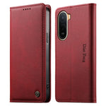 DIERFENG DF-019 Leather Wallet Case for Xiaomi Poco C85x 5G / Redmi A7 Pro 4G (171.56mm) / Redmi A7 Pro 5G Magnetic Flip Cover with Card Slots RFID Blocking