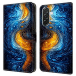 For Samsung Galaxy A27 5G Leather Case Pattern Printing Stand Flip Phone Cover