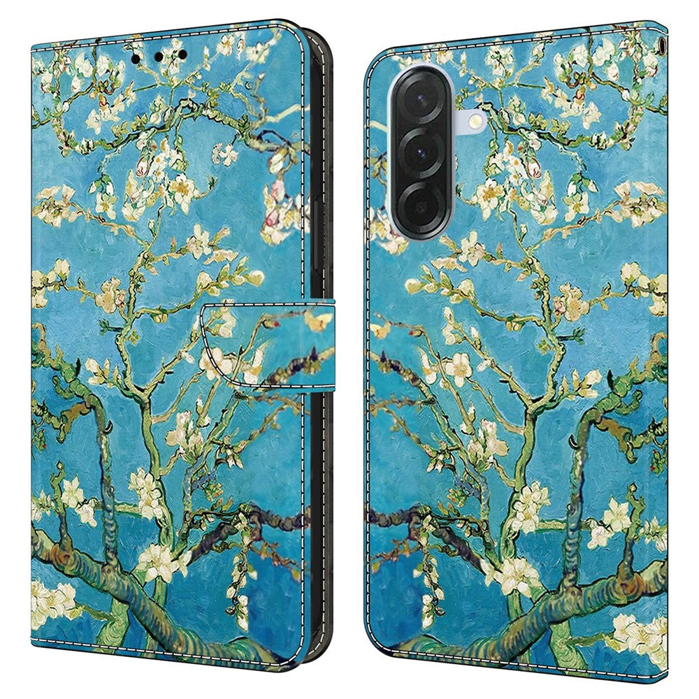 For Samsung Galaxy A27 5G Leather Case Pattern Printing Stand Flip Phone Cover