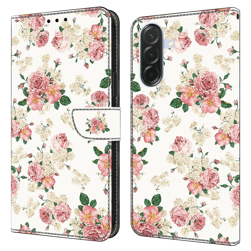 For Samsung Galaxy A27 5G Leather Case Pattern Printing Stand Flip Phone Cover