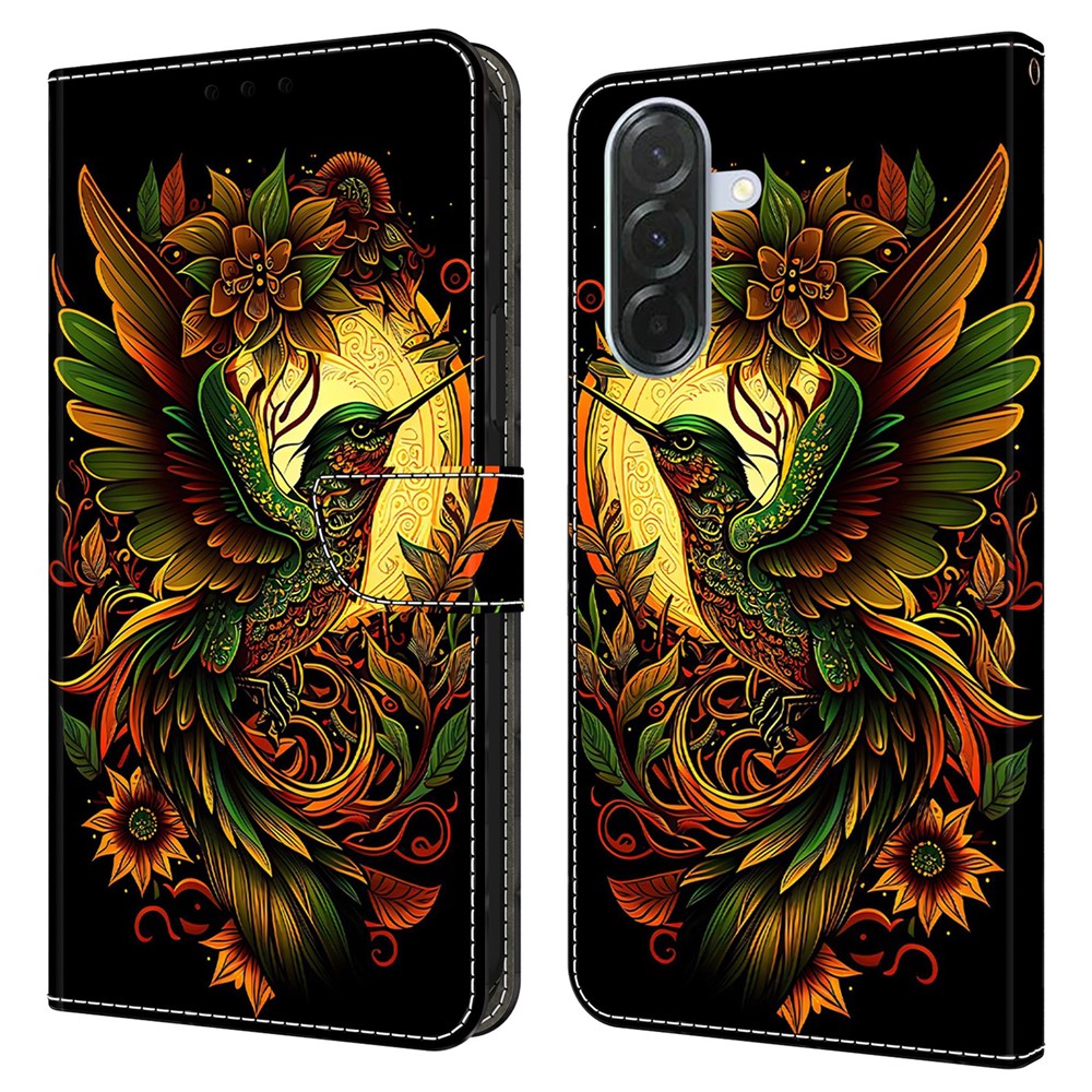 For Samsung Galaxy A27 5G Leather Case Pattern Printing Stand Flip Phone Cover