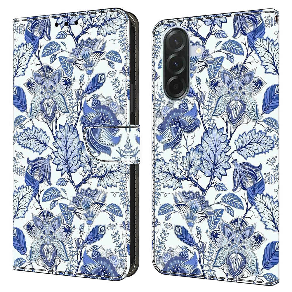 For Samsung Galaxy A27 5G Leather Case Pattern Printing Stand Flip Phone Cover