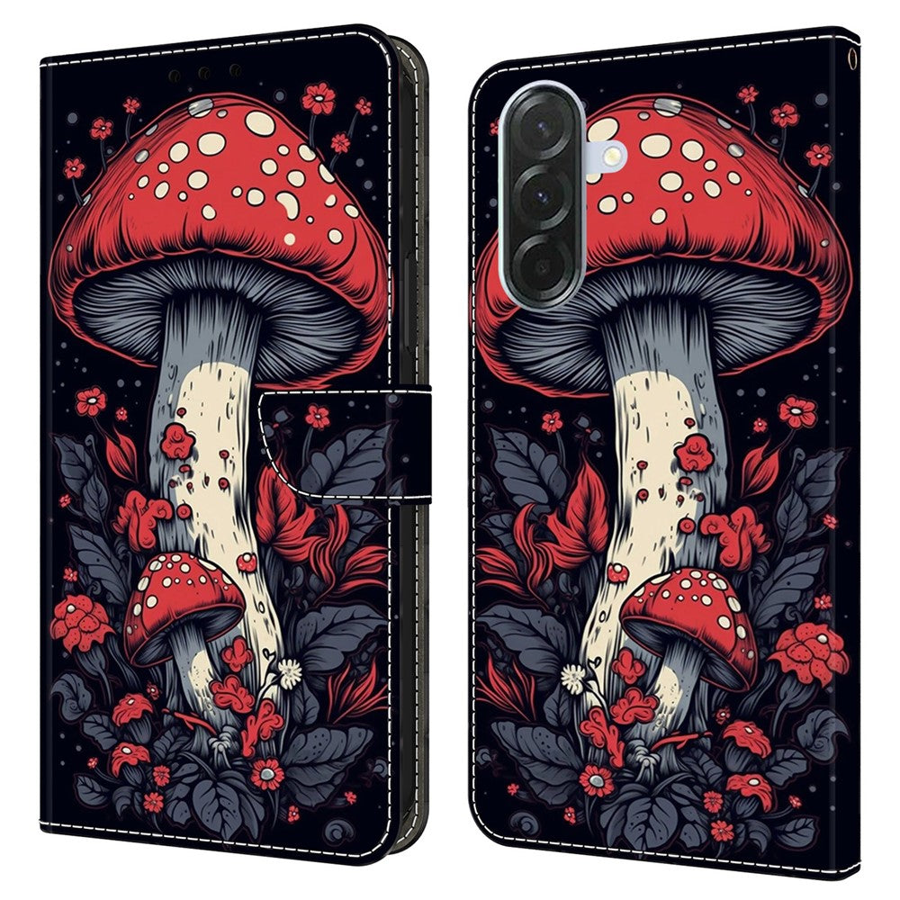 For Samsung Galaxy A27 5G Leather Case Pattern Printing Stand Flip Phone Cover