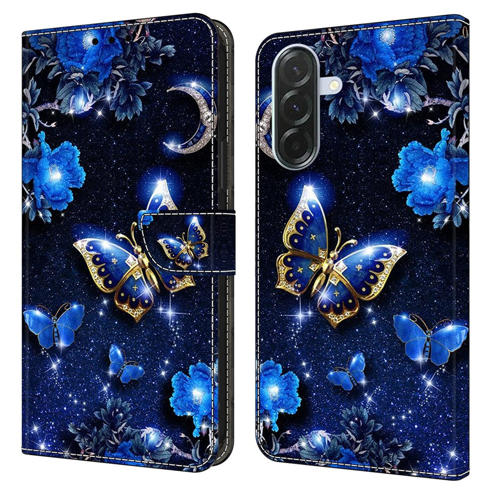 For Samsung Galaxy A27 5G Leather Case Pattern Printing Stand Flip Phone Cover
