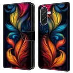 For Samsung Galaxy A27 5G Leather Case Pattern Printing Stand Flip Phone Cover
