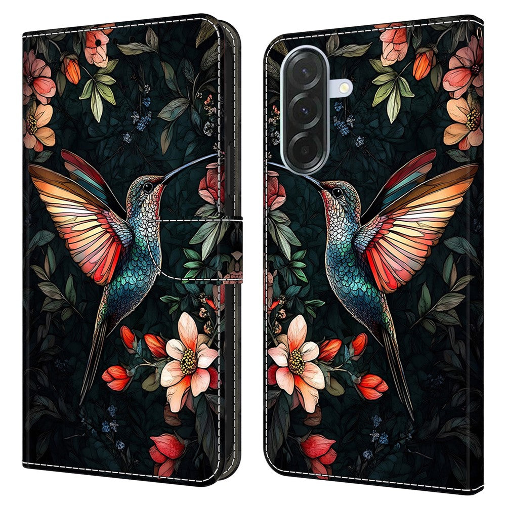 For Samsung Galaxy A27 5G Leather Case Pattern Printing Stand Flip Phone Cover