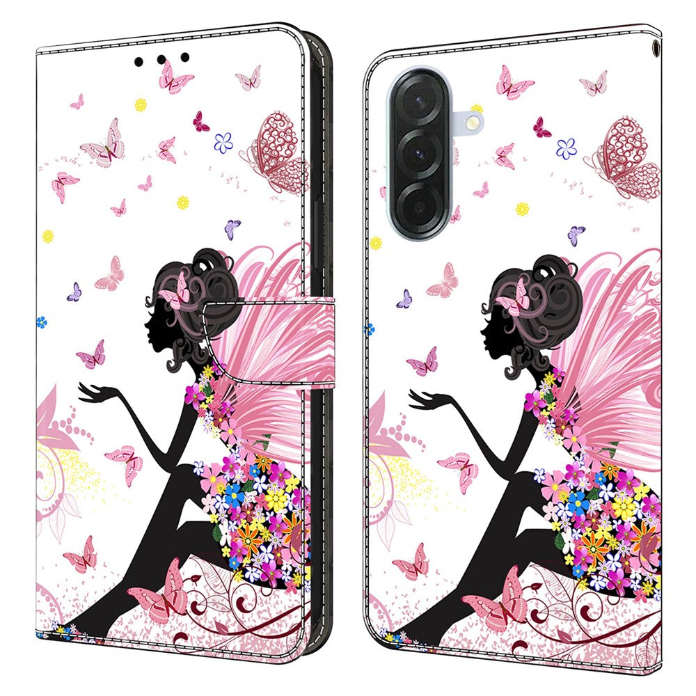 For Samsung Galaxy A27 5G Wallet Case Foldable Stand Pattern Printing PU Leather Flip Phone Cover