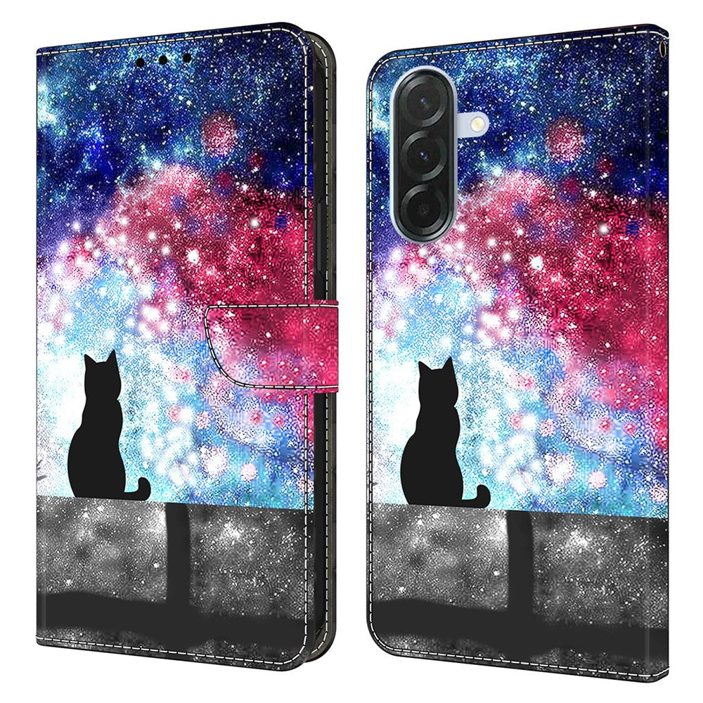 For Samsung Galaxy A27 5G Wallet Case Foldable Stand Pattern Printing PU Leather Flip Phone Cover