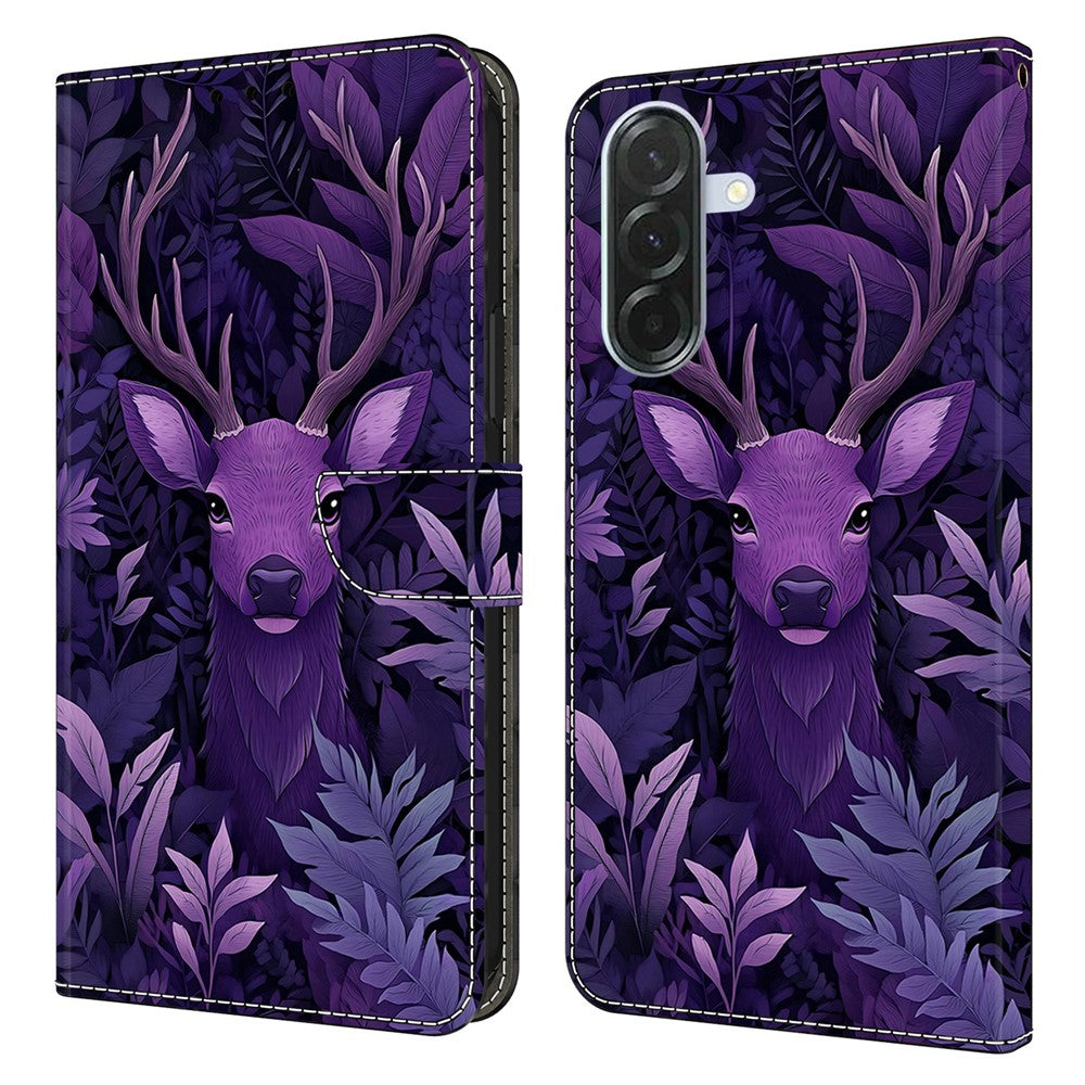 For Samsung Galaxy A27 5G Wallet Case Foldable Stand Pattern Printing PU Leather Flip Phone Cover