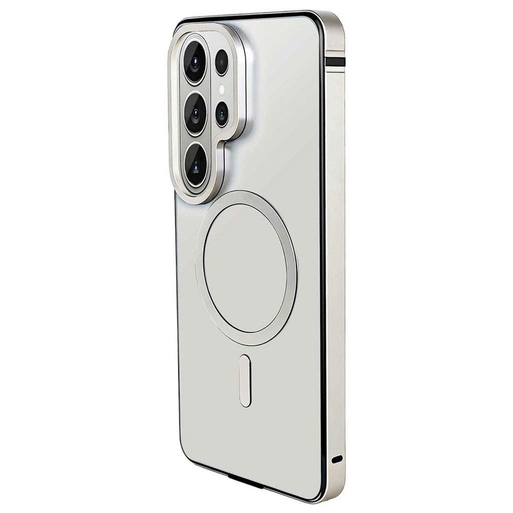 Magnetiskt skal för Samsung Galaxy S26 Ultra med metallram och PC-baksida