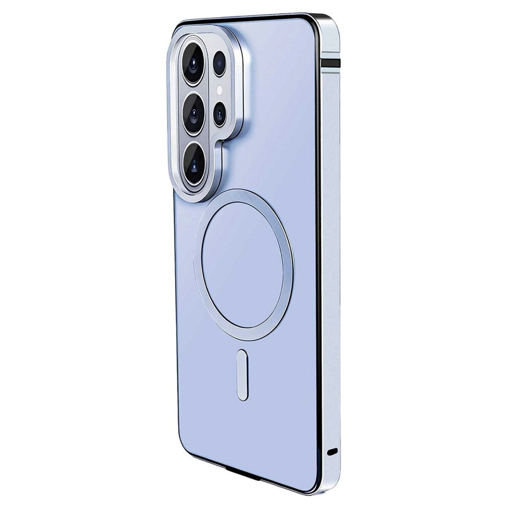Magnetiskt skal för Samsung Galaxy S26 Ultra med metallram och PC-baksida