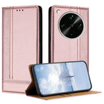 For Oppo Find X9 Ultra 5G Case L-Shaped Grid Pattern Leather Stand Phone Cover with Card Slots