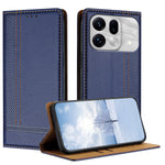 For Oppo Find X9s Pro 5G Case L-Shaped Grid Pattern Leather Stand Phone Cover with Card Slots