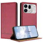 For Oppo Find X9s Pro 5G Case L-Shaped Grid Pattern Leather Stand Phone Cover with Card Slots