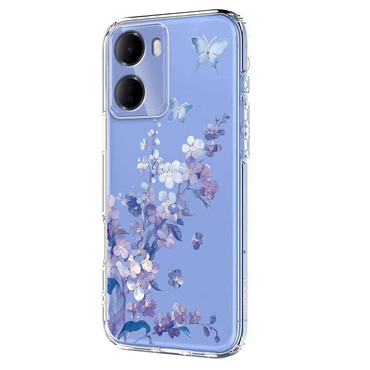 For Xiaomi Redmi 15a 5G Case Butterfly Floral Pattern Printing TPU Phone Back Cover