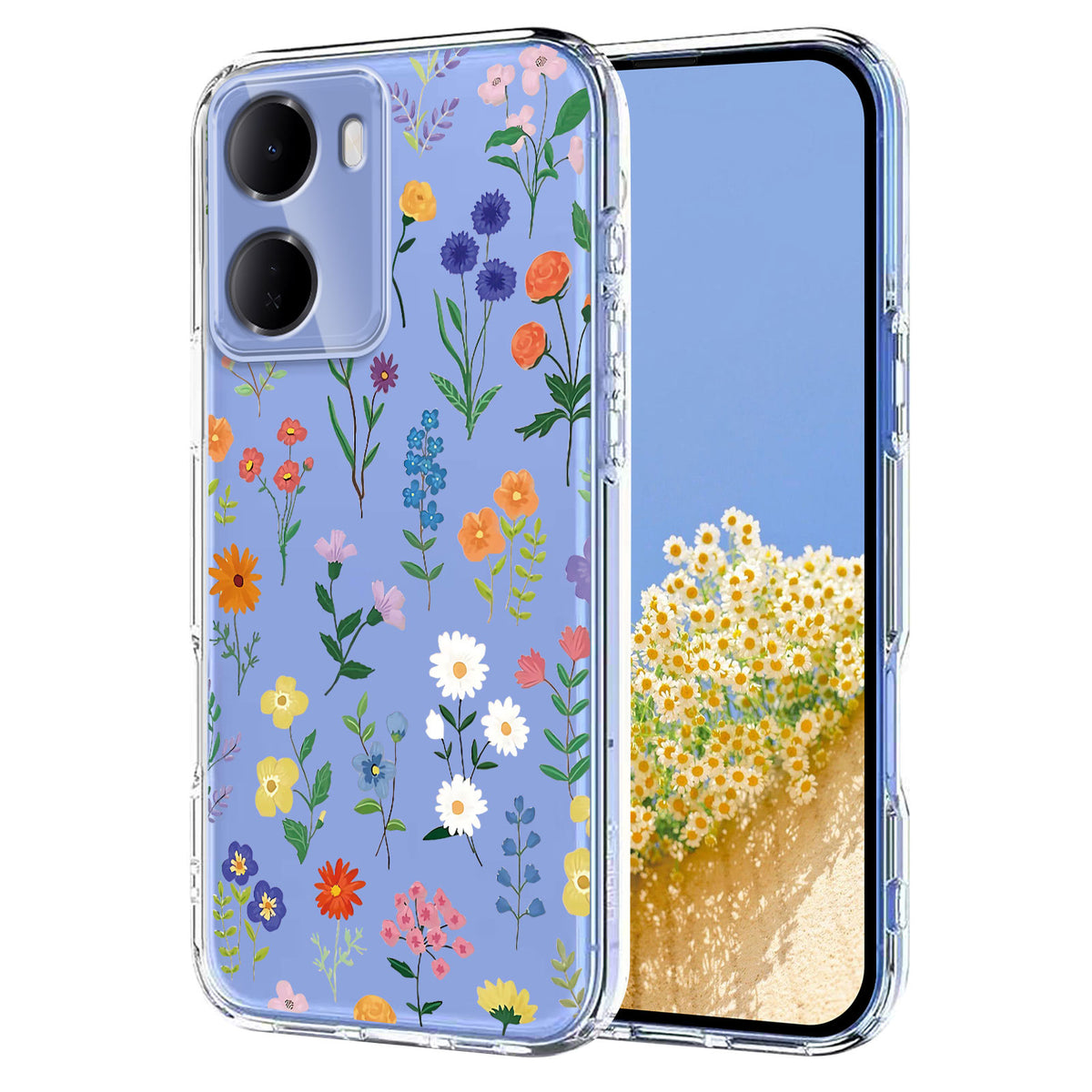 For Xiaomi Redmi 15a 5G Case Butterfly Floral Pattern Printing TPU Phone Back Cover