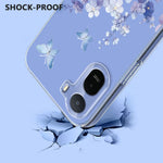 For Xiaomi Redmi A7 Pro 4G (171.56mm) / Poco C85x 5G Case Butterfly Floral Pattern Printing TPU Phone Back Cover