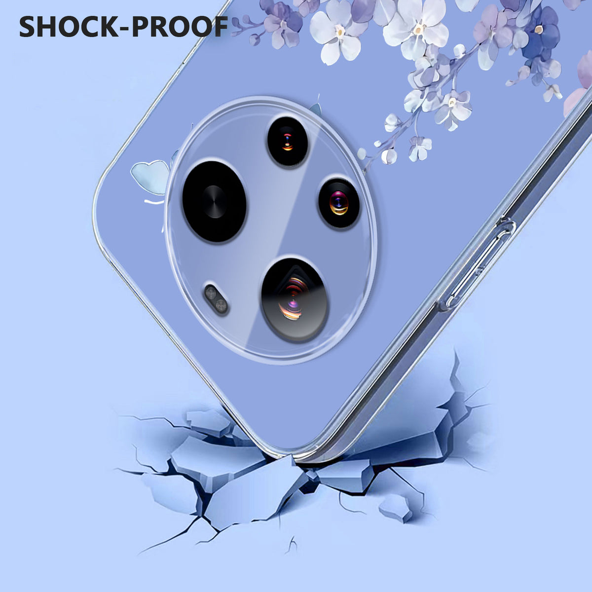 For Xiaomi 17 Ultra 5G Case Butterfly Floral Pattern Printing TPU Phone Back Cover
