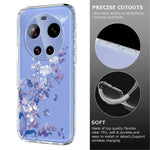 For Xiaomi 17 Ultra 5G Case Butterfly Floral Pattern Printing TPU Phone Back Cover