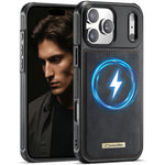 CaseMe For iPhone 18 Pro Max / 17 Pro Max C69 Series Magnetic Case Leather Coated TPU Phone Cover