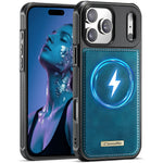 CaseMe For iPhone 18 Pro Max / 17 Pro Max C69 Series Magnetic Case Leather Coated TPU Phone Cover