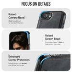 CaseMe For iPhone 16e / iPhone 17e C69 Series Magnetic Case Leather Coated TPU Phone Cover