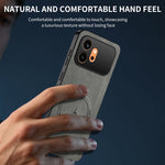 WANLONFENG For Honor 600 5G SD1 Series Magnetisk Cover Nappa Tekstur PC TPU Telefoncover