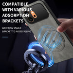 WANLONFENG For Honor 600 5G SD1 Series Magnetisk Cover Nappa Tekstur PC TPU Telefoncover